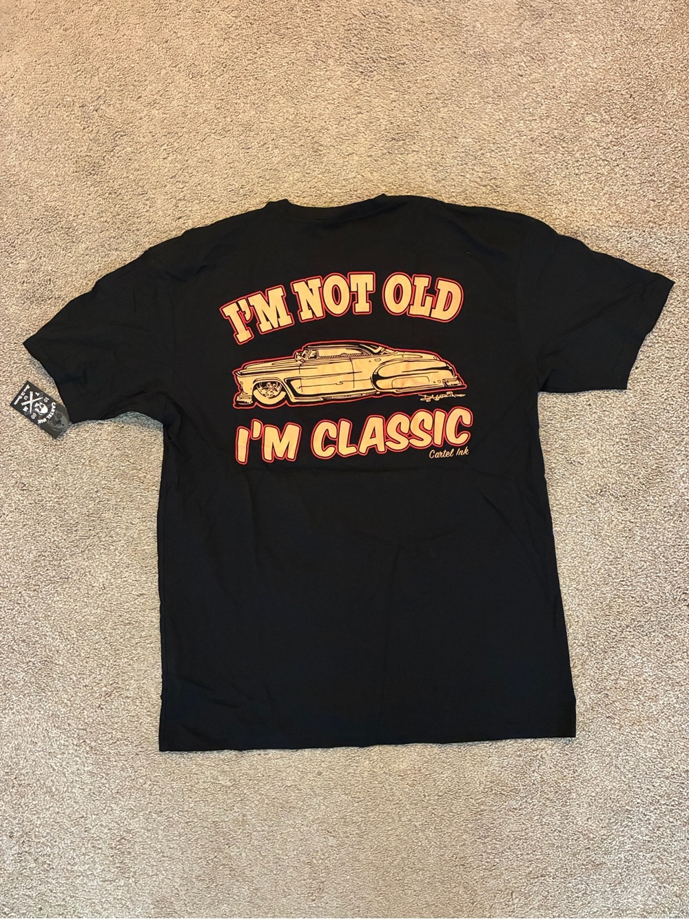 Cartel Ink I’m Not Old I’m Classic Men’s cotton t-shirt XL